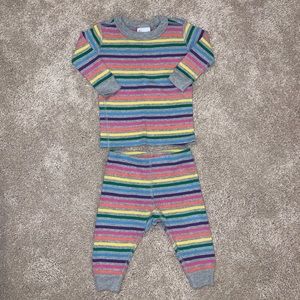 Hanna Andersson 2pc Striped Pajamas